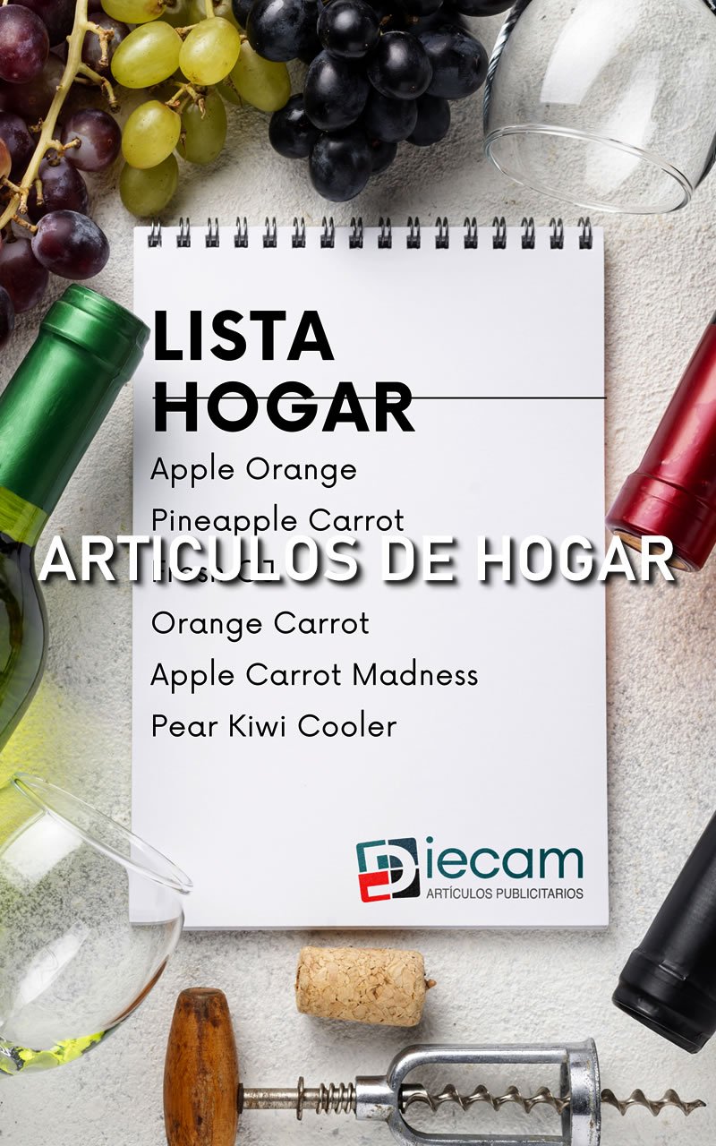 4 diecam articulos publicitarios para el hogar